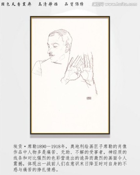 席勒高清抽象油畫 畫廊品質(zhì)
