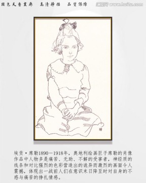 西方简约抽象人体艺术 画廊品质