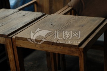 生态木桌