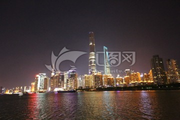 上海天际线夜景