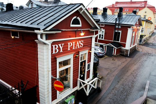 芬兰赫尔辛基乡村小镇店铺