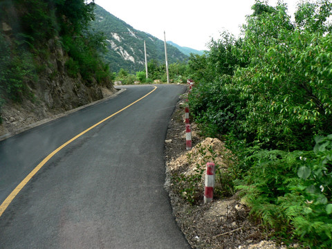 山区公路 柏油路