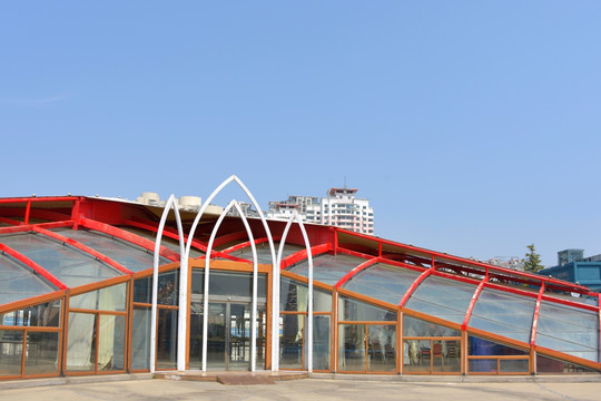 银海海星国际会展中心建筑外景