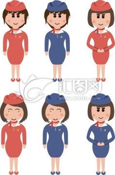 空姐 乘務(wù)人員
