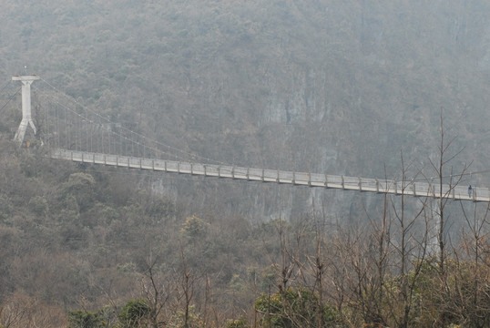 张家界景区天门山鬼谷栈道