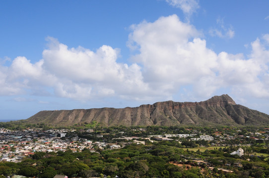 火奴鲁鲁鑽石頭山檀香山