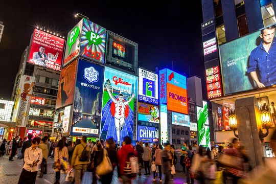 大阪的夜景