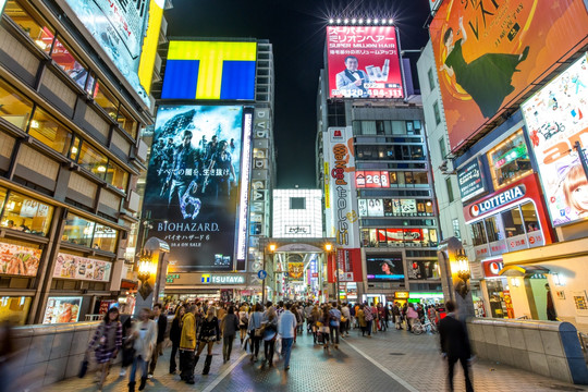 大阪的夜景