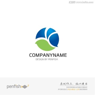 漢字飛創(chuàng)意logo飛鳥地球