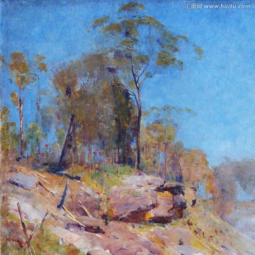 澳大利亚风景油画 画廊品质