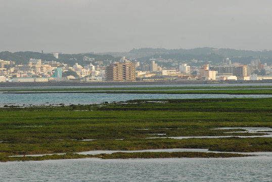 北谷町日落海滩