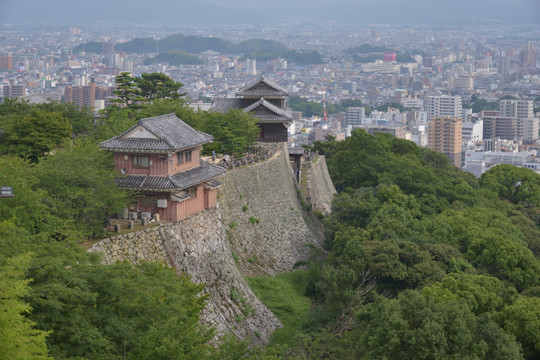 松山城俯视