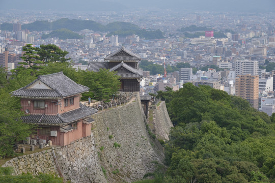 松山城俯视