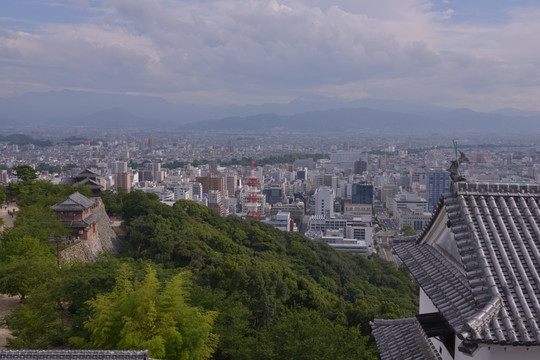 松山城俯视