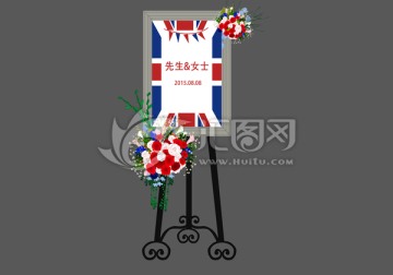 迎賓相架裝飾設(shè)計(jì)