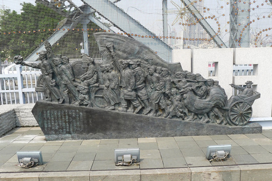 海珠桥雕塑