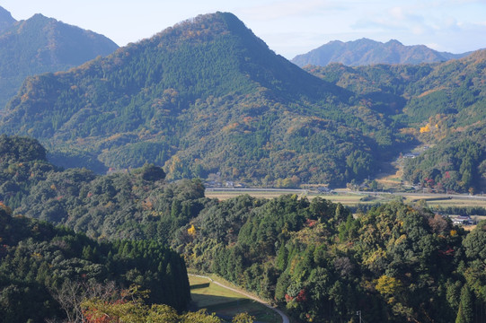 山村秋景