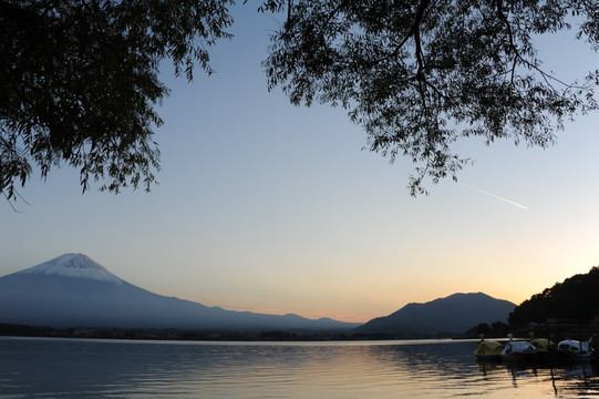日本富士河口湖美景