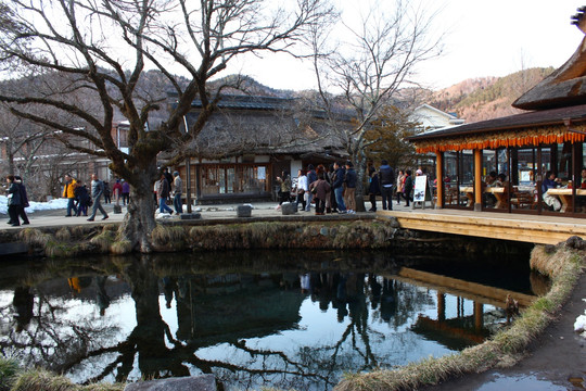 冬天湖景