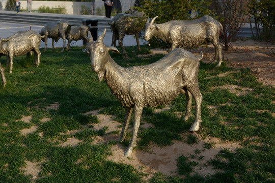 山羊 雕塑