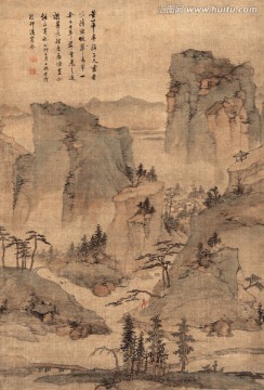 古代山水畫(huà)