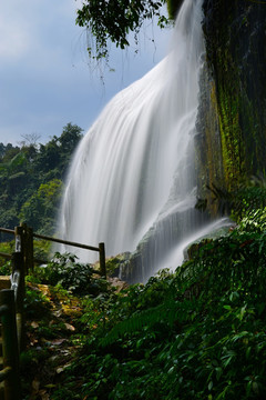 瀑布 高山流水