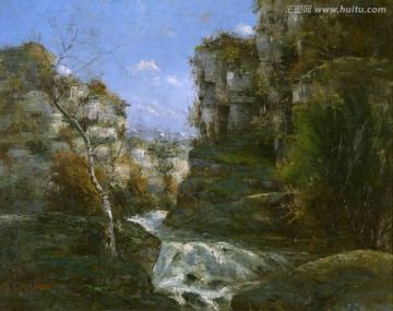 山水油畫