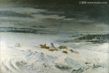 雪景油畫(huà)