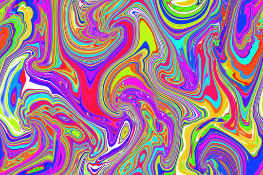 抽象背景 多彩線條