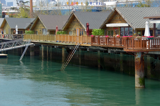 海滨木屋 咖啡厅 餐厅