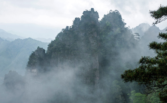 莲花山 金秀 雾 云雾 雾景