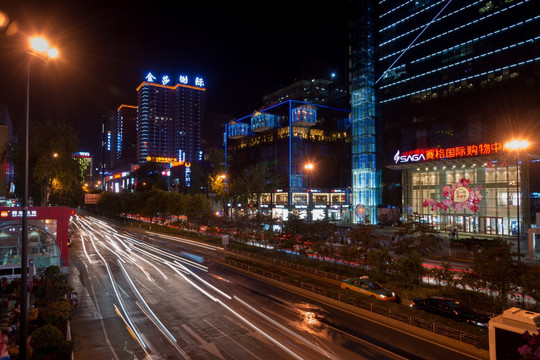 西安小寨夜景