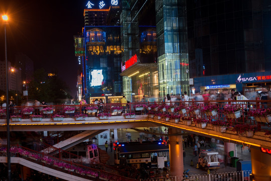 西安小寨夜景