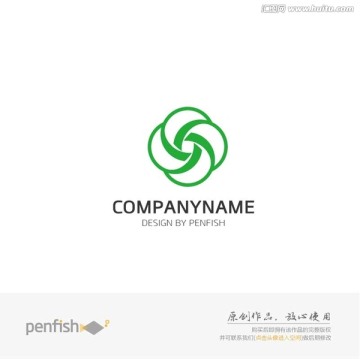 創(chuàng)意旋轉組合logo