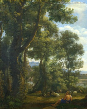 欧洲古典风景油画