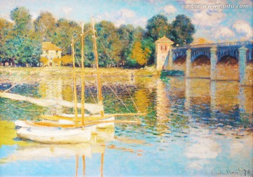 抽象油畫凡特大橋