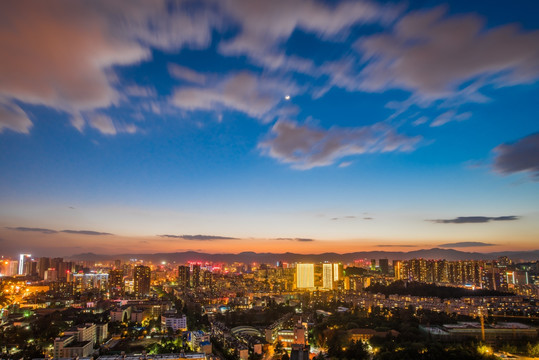 昆明城市夜景