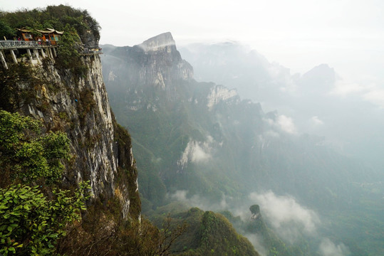 云雾天门山