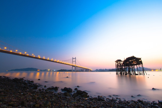 虎门大桥夜景