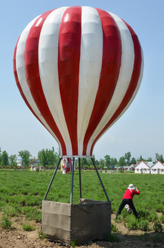 雕塑热气球