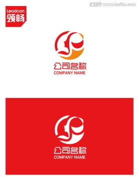 字母P女人頭像標(biāo)志