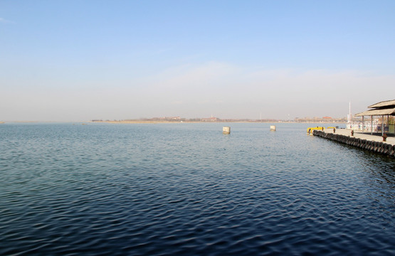 银川沙湖风光