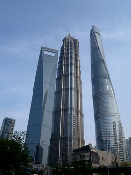 上海浦东建筑三巨头