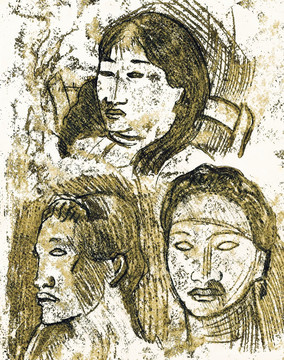 高更名畫