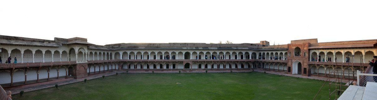 印度阿格拉红堡莫卧儿王朝皇宫