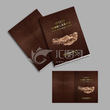 皮紋封面設計 畫冊封面設計