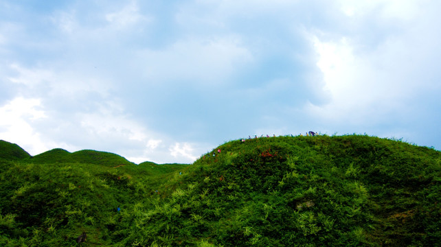 山冈  山顶