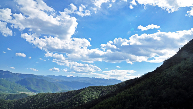 蓝天 白云 高山 高原