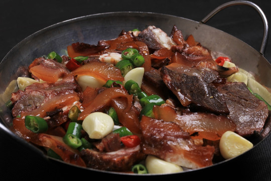 干鍋帶皮牛肉