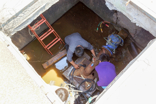水井管道维修施工